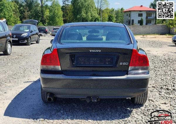 Volvo S60 cena 11500 przebieg: 263344, rok produkcji 2002 z Wasilków małe 379